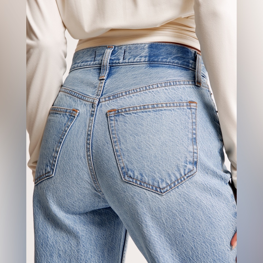 Abercrombie and Fitch The High Rise Loose Jean size 29 Regular - Picture 6 of 13